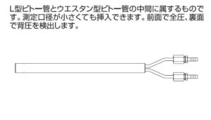 ２孔式ピトー管