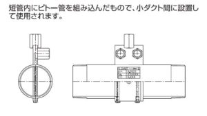 スリット式ピトー管