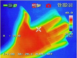 赤外線サーモグラフィカメラ　アベレージング