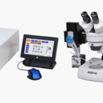 顕微鏡に接続したクイックプロ