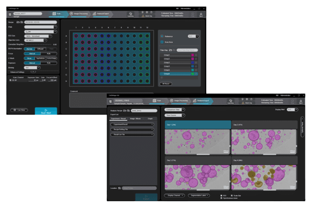 Cell3iMager NX 直感的なインターフェースと セキュリティ関連機能